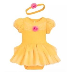 Yellow Baby Dress with Headband